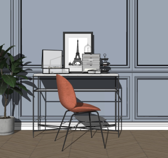 精品客厅设计家具模型 (102)